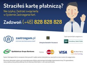 grafika informacyjna o postępowaniu po utracie karty płatniczej