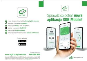 ulotka informacyjna o aplikacji mobilnej