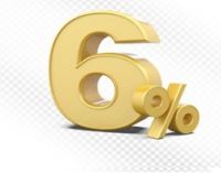sześć procent